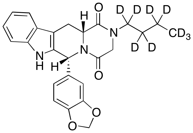 N-Butyl Nortadalafil-d9 - Chemical structure and product image