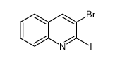 3-Bromo-2-iodoquinoline - Chemical structure and product image