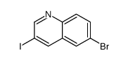 6-Bromo-3-iodoquinoline - Chemical structure and product image