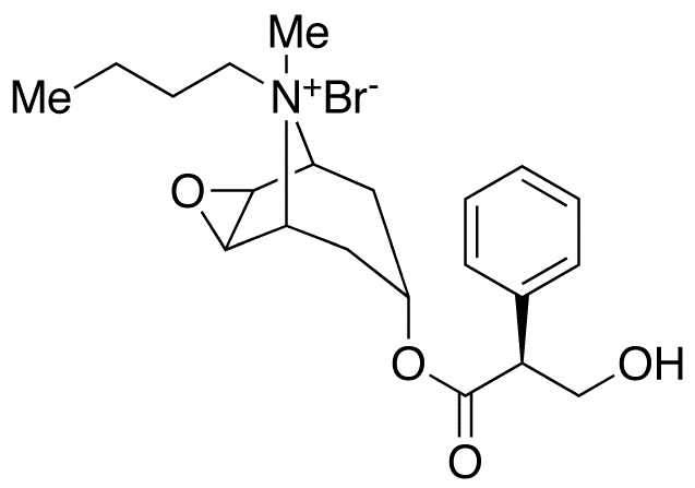 N-Butylscopolammonium Bromide - Chemical structure and product image