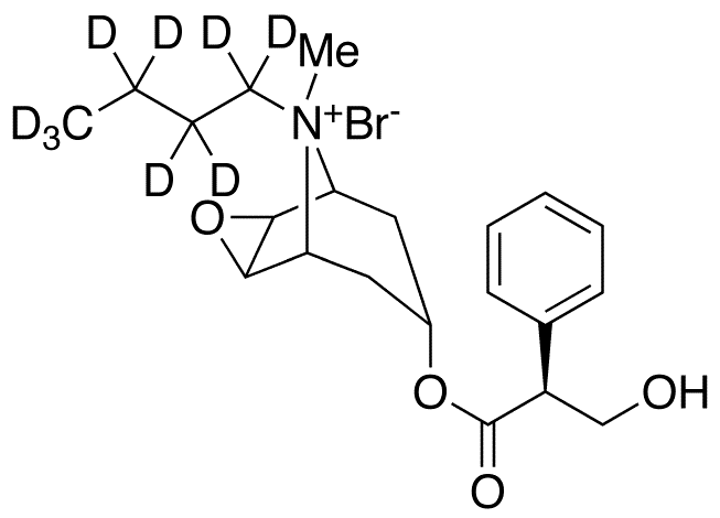 N-Butylscopolammonium Bromide-d9 - Chemical structure and product image