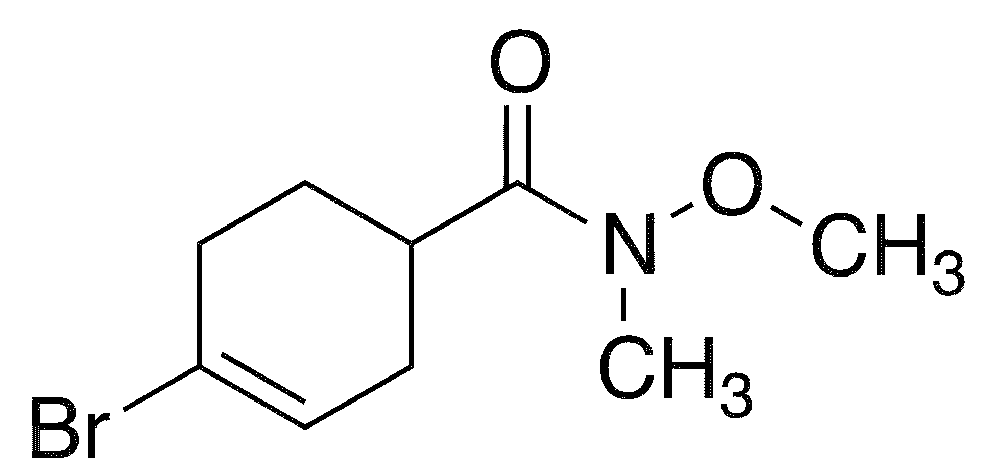 4-Bromo-N-methoxy-N-methylcyclohex-3-ene-1-carboxamide - Chemical structure and product image