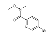 5-Bromo-N-methoxy-N-methylpyridine-2-carboxamide - Chemical structure and product image