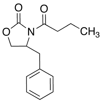 N-Butyryl-4-(S)-phenylmethyl-2-oxazolidinone - Chemical structure and product image