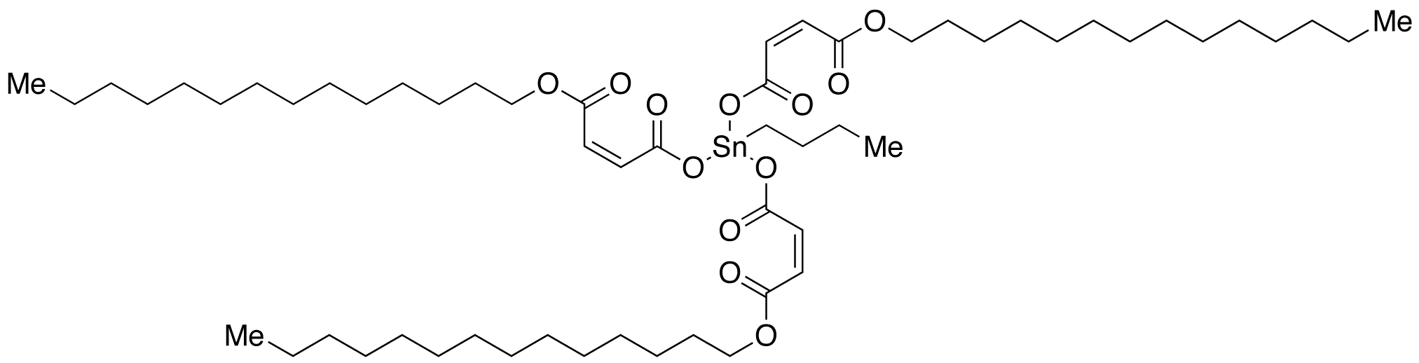 Butyltin Tris(tetradecyl Maleate) - Chemical structure and product image
