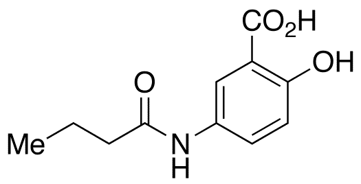 N-Butyryl Mesalazine - Chemical structure and product image
