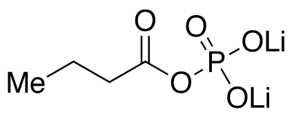 Butyryl Phosphate Dilithium Salt - Chemical structure and product image