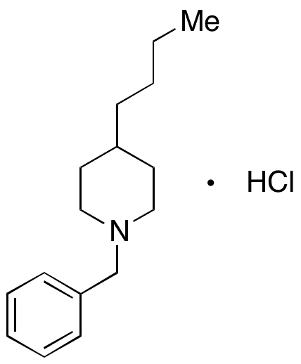 1-Benzyl-4-butylpiperidine Hydrochloride - Chemical structure and product image
