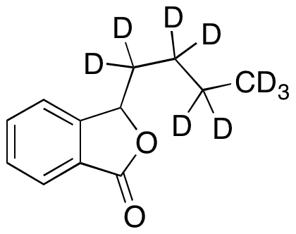 3-Butylphthalide-D9 - Chemical structure and product image