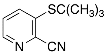 3-tert-Butylthio-2-cyanopyridine - Chemical structure and product image