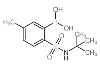 2-(t-Butylsulfamoyl)-5-methylphenylboronic acid - Chemical structure and product image
