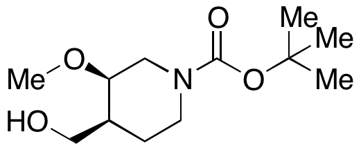 1-tert-Butyl 3-Methoxy-4-hydroxymethylpiperidine - Chemical structure and product image