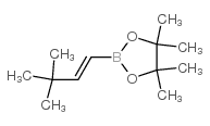 2-t-Butyl-E-vinylboronic acid, pinacol ester - Chemical structure and product image