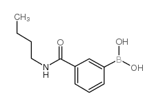 3-(Butylaminocarbonyl)phenylboronic acid - Chemical structure and product image