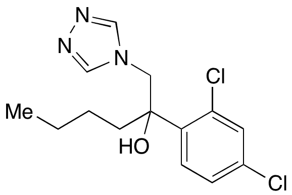 alpha-Butyl-alpha-(2,4-dichlorophenyl)-4H-1,2,4-triazole-4-ethanol - Chemical structure and product image
