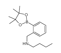 2-(N-Butylaminomethyl)phenylboronic acid, pinacol ester - Chemical structure and product image