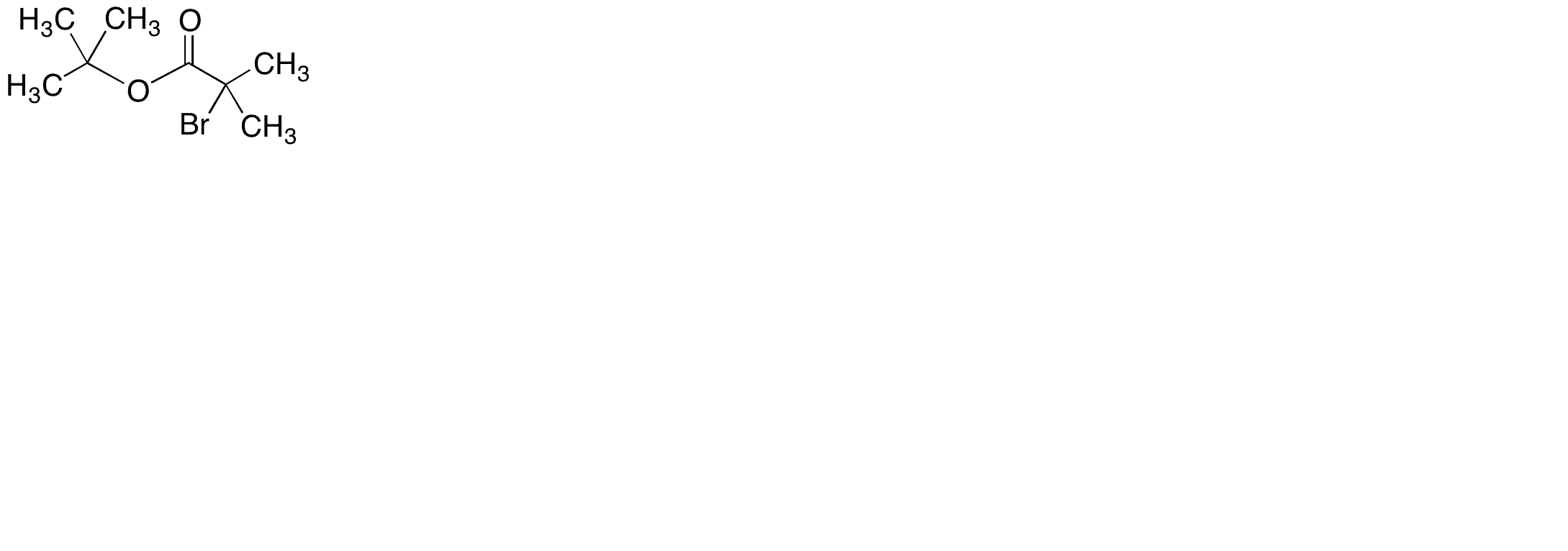 tert-Butyl 2-bromo-2-methylpropanoate - Chemical structure and product image