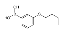 3-(Butylthio)phenylboronic acid - Chemical structure and product image
