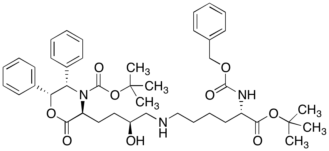 O-t-Butyl N-Carboxybenzyl Lysinonorlecine N-Boc Cyclo-O,N-diphenylethane N-Boc - Chemical structure and product image