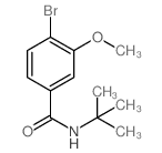 N-t-Butyl 4-bromo-3-methoxybenzamide - Chemical structure and product image