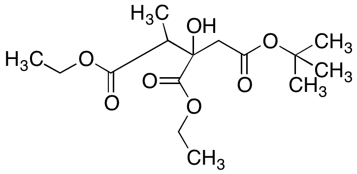 O-t-Butyl O,O-Diethyl 2-Methylcitric Acid - Chemical structure and product image