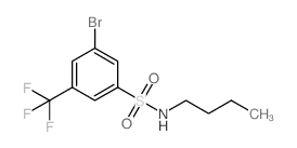 N-Butyl 3-bromo-5-(trifluoromethyl)benzenesulfonamide - Chemical structure and product image