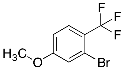 2-Bromo-4-methoxy-1-(trifluoromethyl)benzene - Chemical structure and product image