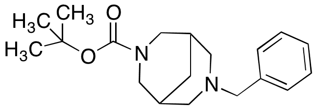 tert-Butyl 7-Benzyl-3,7-diazabicyclo[3.3.1]nonane-3-carboxylate - Chemical structure and product image