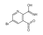 5-Bromo-3-nitropyridine-2-carboxamide - Chemical structure and product image