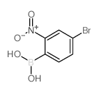 4-Bromo-2-nitrophenylboronic acid - Chemical structure and product image