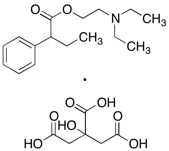 Butethamate Citrate Salt - Chemical structure and product image