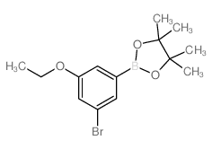 3-Bromo-5-ethoxyphenylboronic Acid Pinacol Ester - Chemical structure and product image