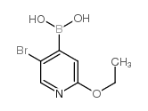 5-Bromo-2-ethoxypyridine-4-boronic acid - Chemical structure and product image