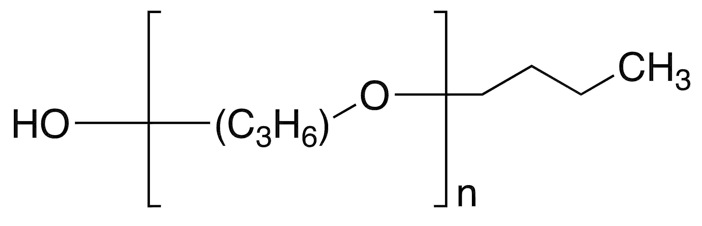 Butoxypolypropylene Glycol - Chemical structure and product image