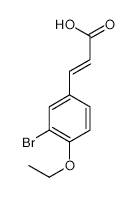 3-Bromo-4-ethoxycinnamic Acid - Chemical structure and product image