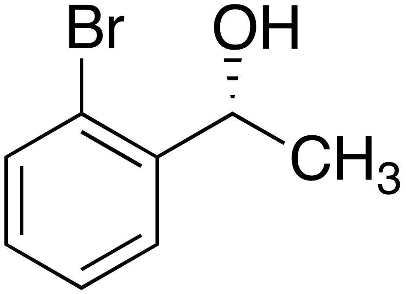 (R)â€‹-â€‹(+)â€‹-â€‹1-â€‹(2-â€‹Bromophenyl)â€‹ethanol - Chemical structure and product image