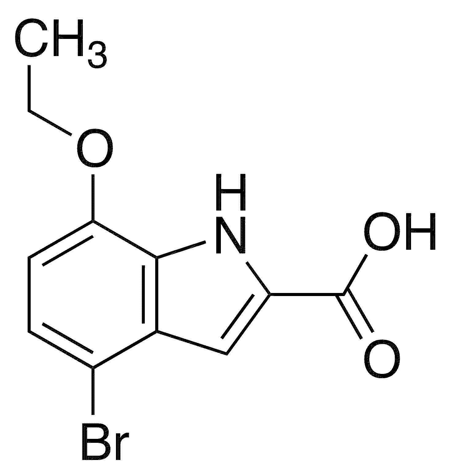 4-Bromo-7-ethoxy-1h-indole-2-carboxylic acid - Chemical structure and product image