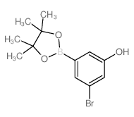 3-Bromo-5-hydroxyphenylboronic acid - Chemical structure and product image