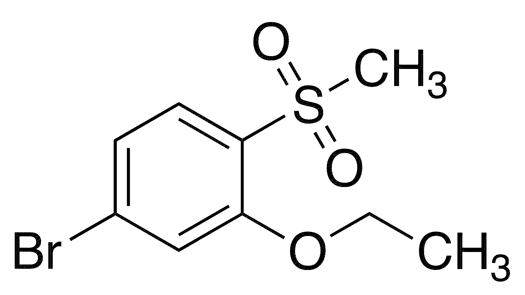 4-Bromo-2-ethoxy-1-methanesulfonylbenzene - Chemical structure and product image