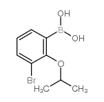 3-Bromo-2-isopropoxyphenylboronic acid - Chemical structure and product image