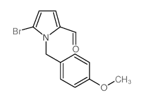 5-Bromo-1-(4-methoxybenzyl)pyrrole-2-carbaldehyde - Chemical structure and product image