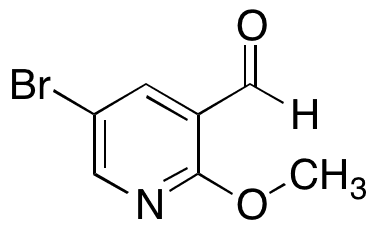 5-Bromo-2-methoxy-pyridine-3-carbaldehyde - Chemical structure and product image