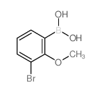 3-Bromo-2-methoxyphenylboronic acid - Chemical structure and product image