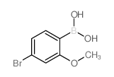 4-Bromo-2-methoxyphenylboronic acid - Chemical structure and product image