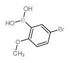 5-Bromo-2-methoxyphenylboronic acid - Chemical structure and product image