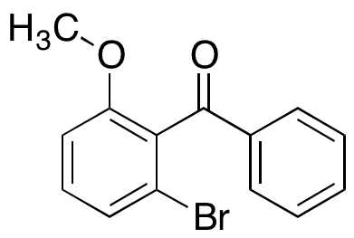 (2-â€‹Bromo-â€‹6-â€‹methoxyphenyl)â€‹phenyl-â€‹methanone - Chemical structure and product image