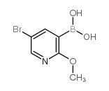 5-Bromo-2-methoxypyridine-3-boronic acid - Chemical structure and product image