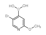 5-Bromo-2-methoxypyridine-4-boronic acid - Chemical structure and product image