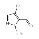 4-Bromo-1-methylpyrazole-5-carbaldehyde - Chemical structure and product image