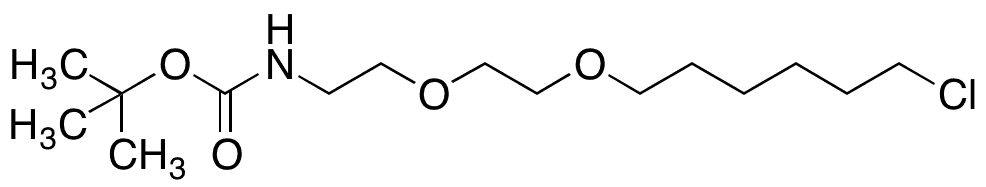 tert-Butyl N-[2-[2-(6-chlorohexyloxy)ethoxy]ethyl]carbamate - Chemical structure and product image